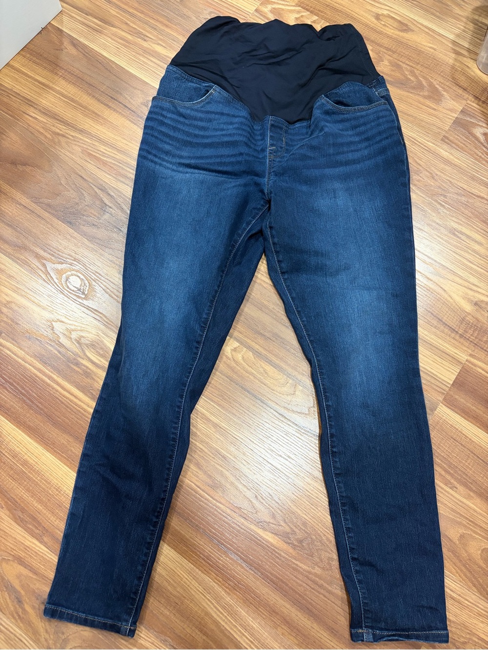 Maternity Dark Blue Stretch Jeans